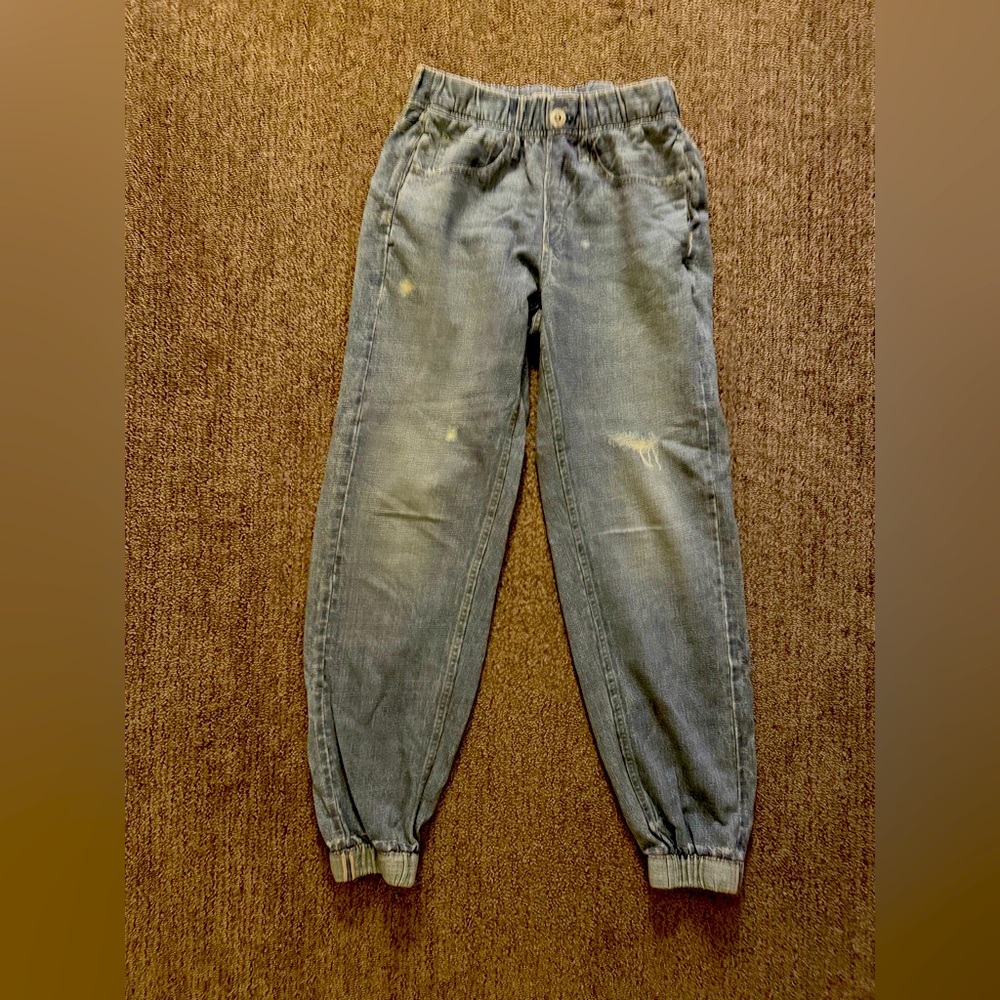 Rag & Bone Blue Denim Jogger Pants